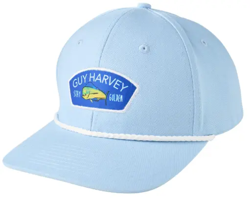 [GHV56920] Guy Harvey Men's Mahi Patch Rope Hat - Glacier Lake- GHV56920-1SY1196 