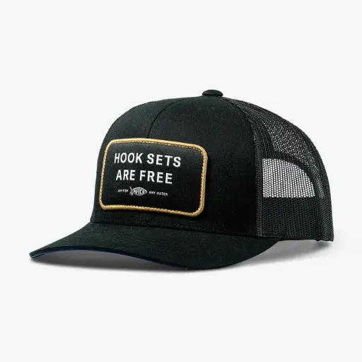 AFTCO Guide Sayings Trucker Hat - Black -MC1095 