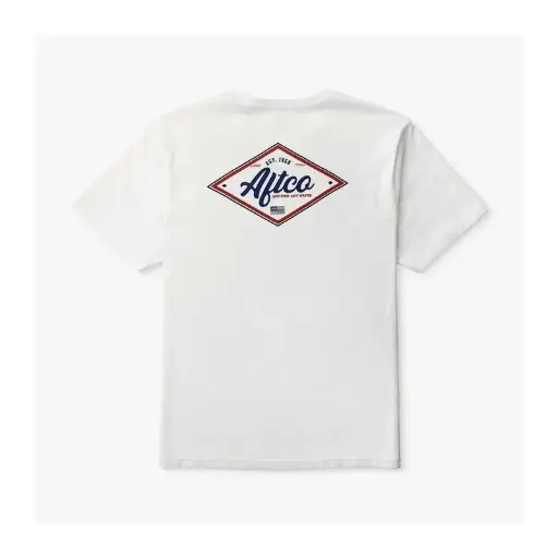 AFTCO Sherman SS T-Shirt - White