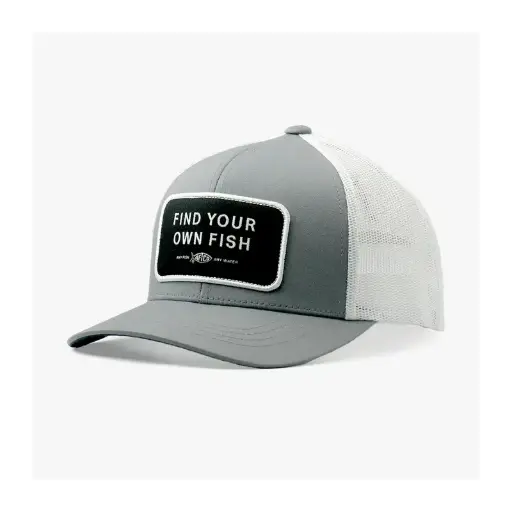 AFTCO Guide Sayings Trucker Hat - Steel