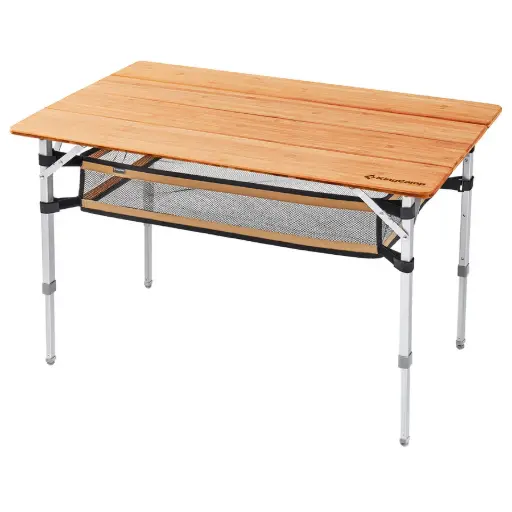 [KC2016] KingCamp BAMBOO FLODABLE TABLE 100X65 cm KC2016