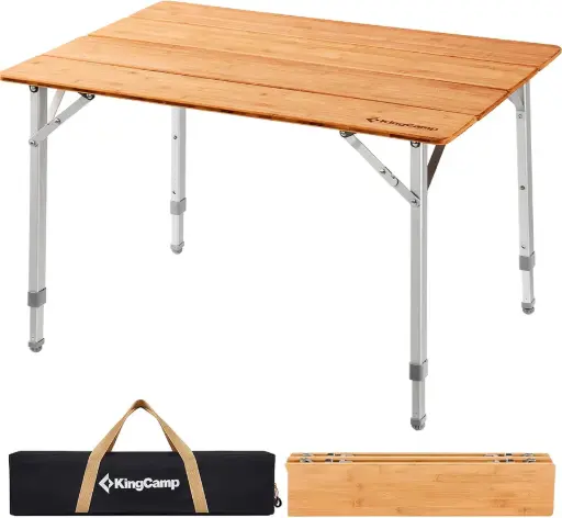 [KC2018] KingCamp BAMBOO FLODABLE TABLE 65X50 cm KC2018