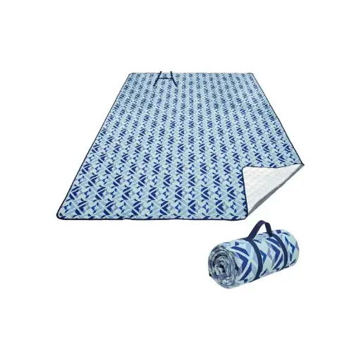 [KP2004] KingCamp Picnic Blanket Waterproof / Sand Free Blue KP2004